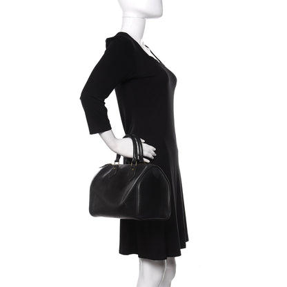 Louis Vuitton Epi Speedy 25 Black 2 of 10