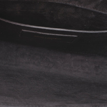 Saint Laurent Patent Cassandre Clutch Black 6 of 6