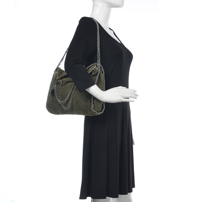 Stella McCartney Shaggy Deer Falabella Fold Over Tote Olive 2 of 9