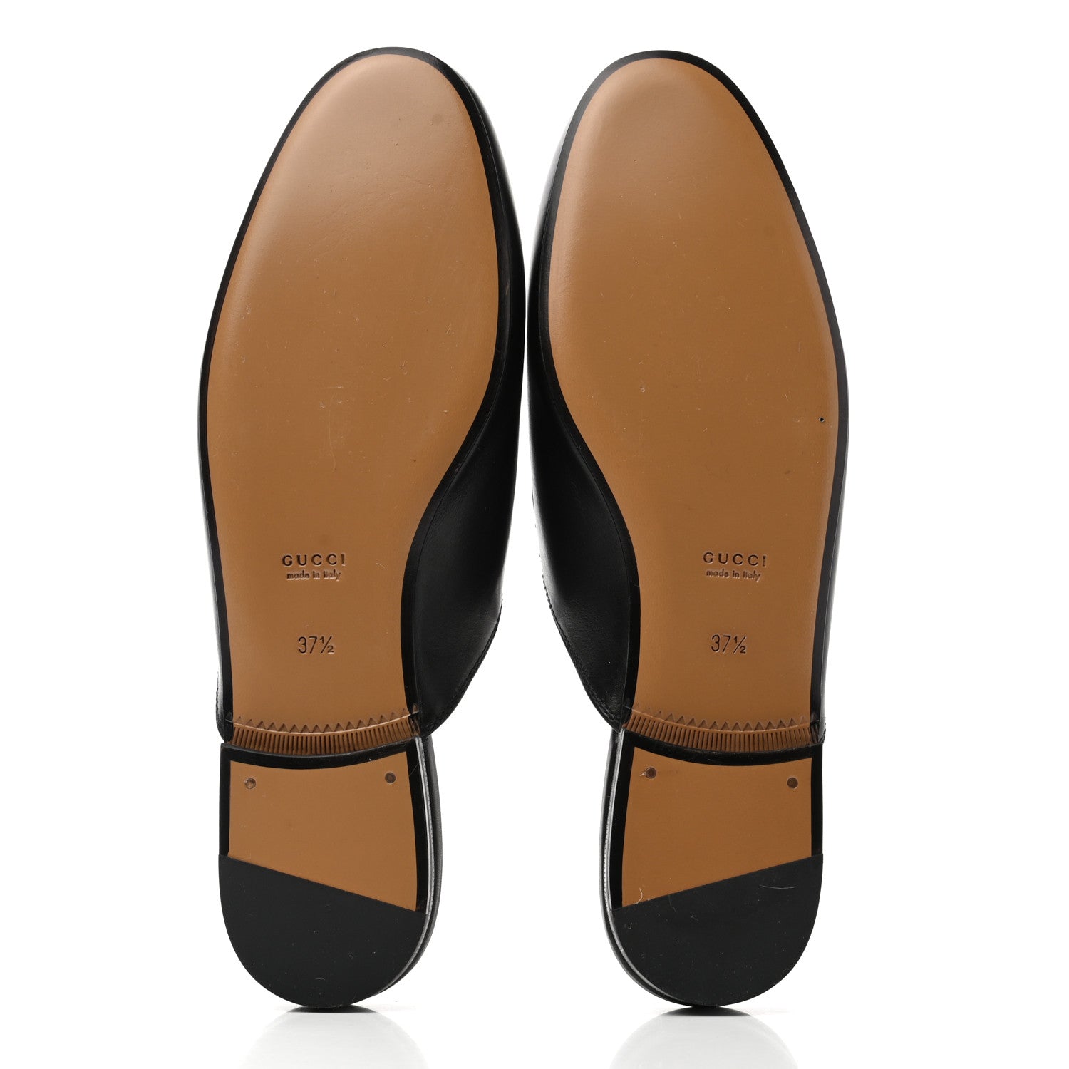 Gucci Calfskin Womens Princetown Slippers 37.5 Black 5 of 10