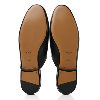 Gucci Calfskin Womens Princetown Slippers 37.5 Black 5 of 10
