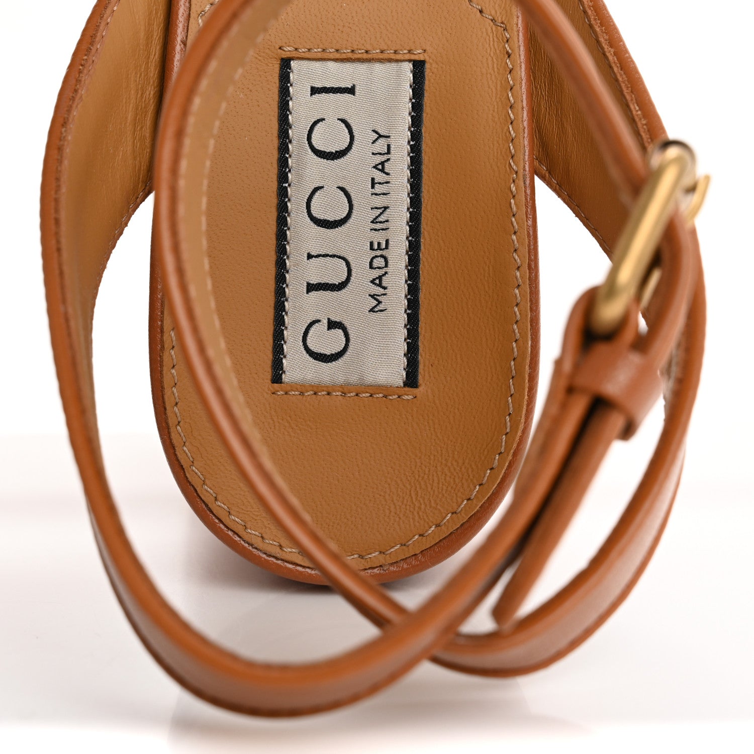 Gucci Quentin Granada Kid Horsebit 25/60mm Platform Sandals 37.5 Harness Brown 7 of 10