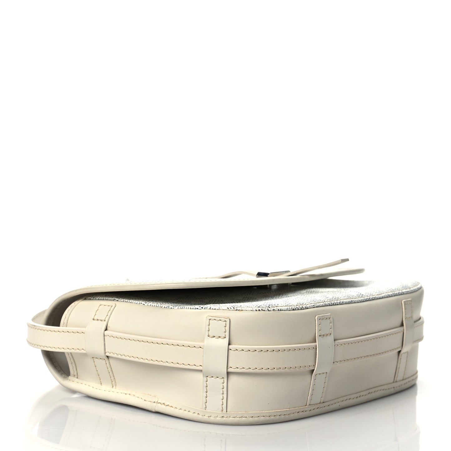 Goyardine Belvedere II PM Messenger Bag White