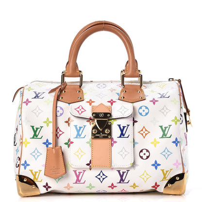Louis Vuitton Monogram Multicolor Speedy 30 White 1 of 11