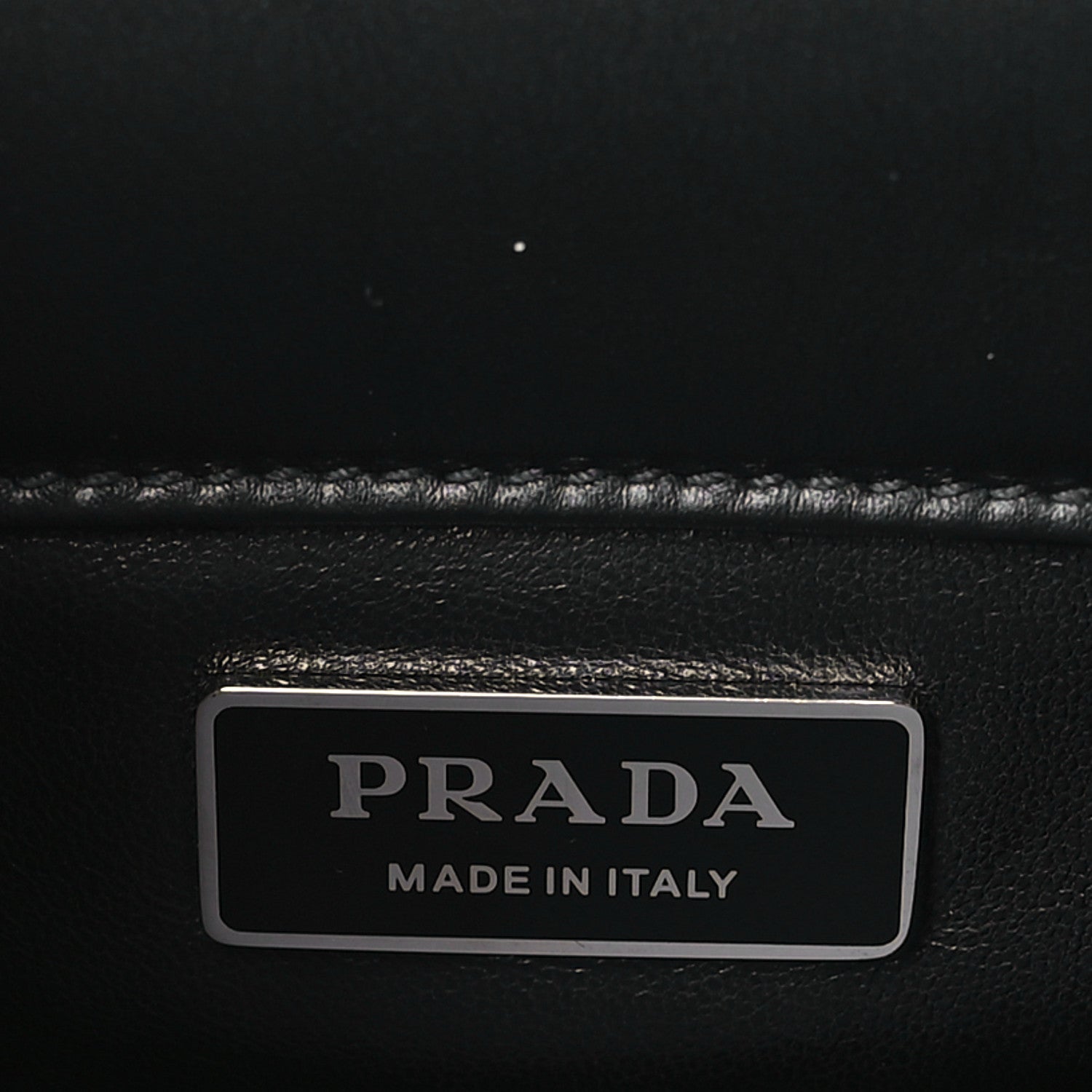 Prada Nappa Mini Shoulder Bag Black 6 of 10