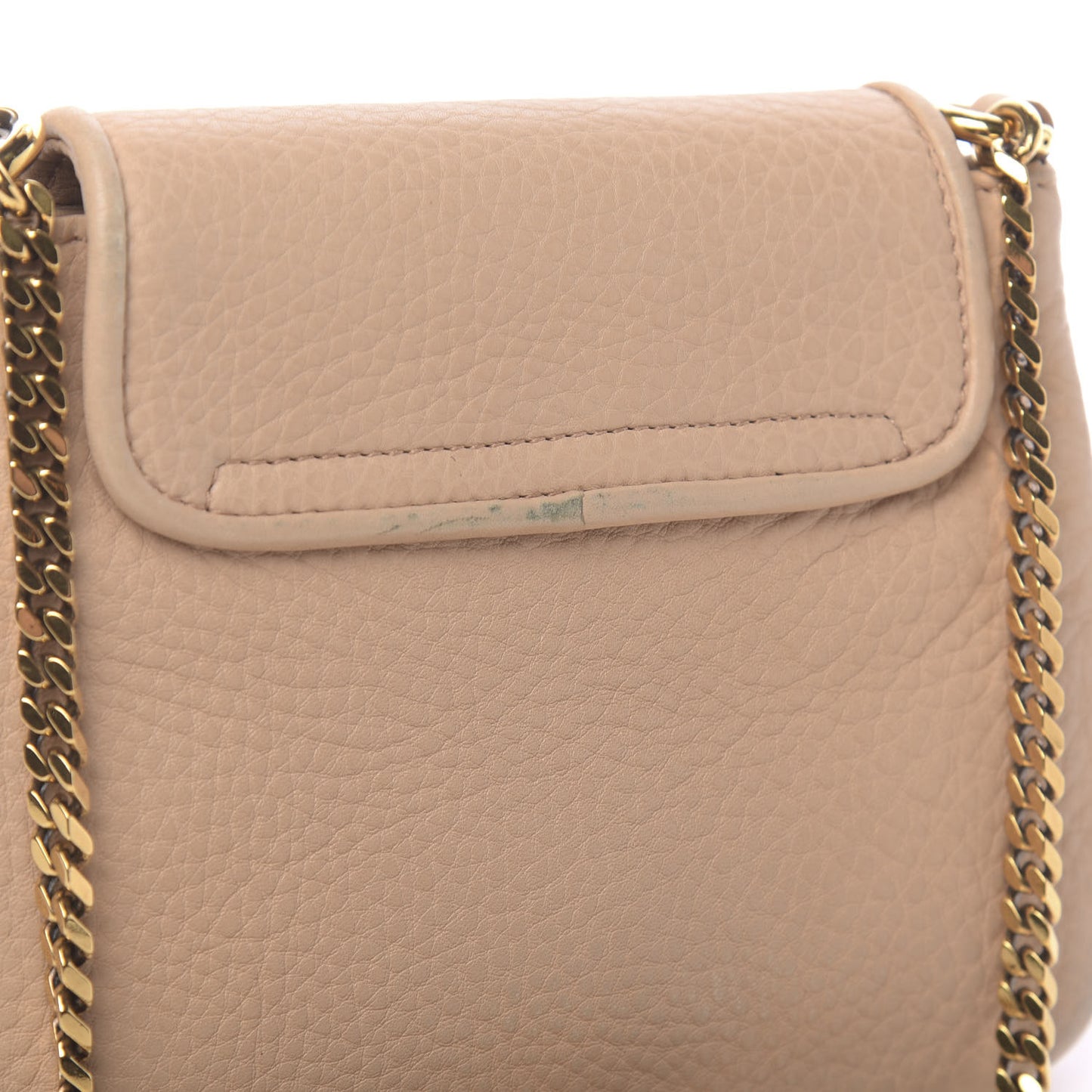 Dollar Calfskin Small 1973 Chain Shoulder Bag Camelia
