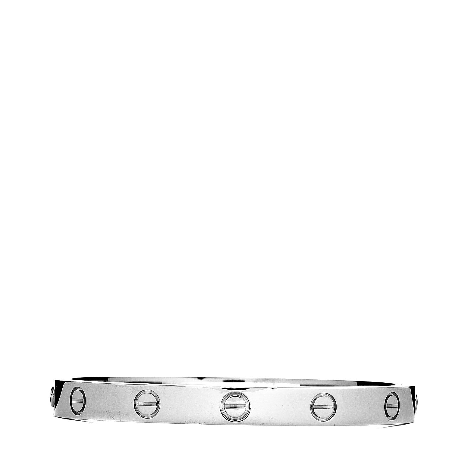 Cartier 18K White Gold LOVE Bracelet 16 3 of 6