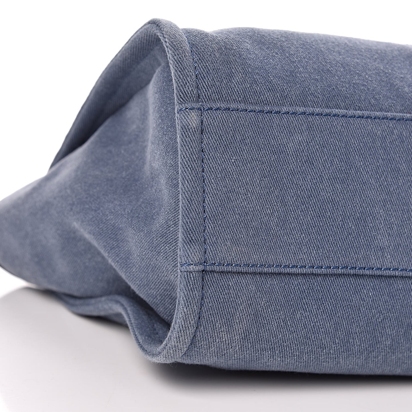 Canvas Sequin Small Deauville Tote Navy