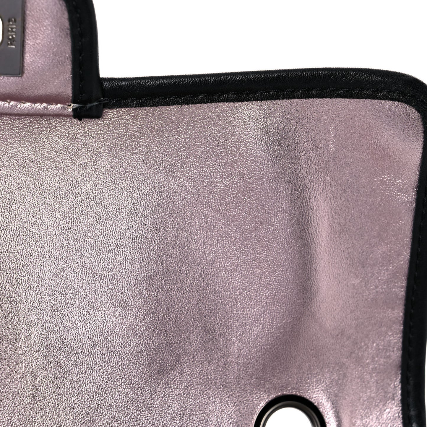 PVC Star Medium Single Flap Pink Black