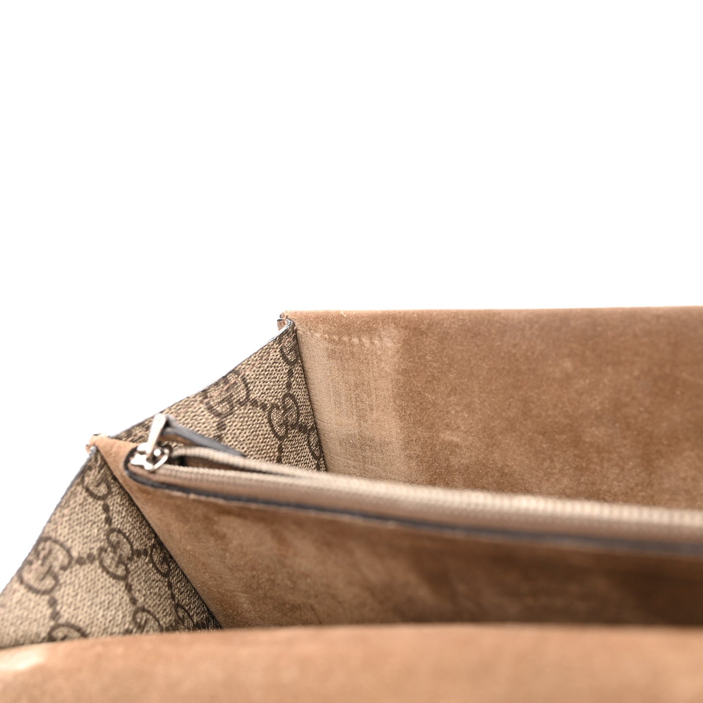 GG Supreme Monogram Bee Embroidered Medium Dionysus Shoulder Bag Taupe