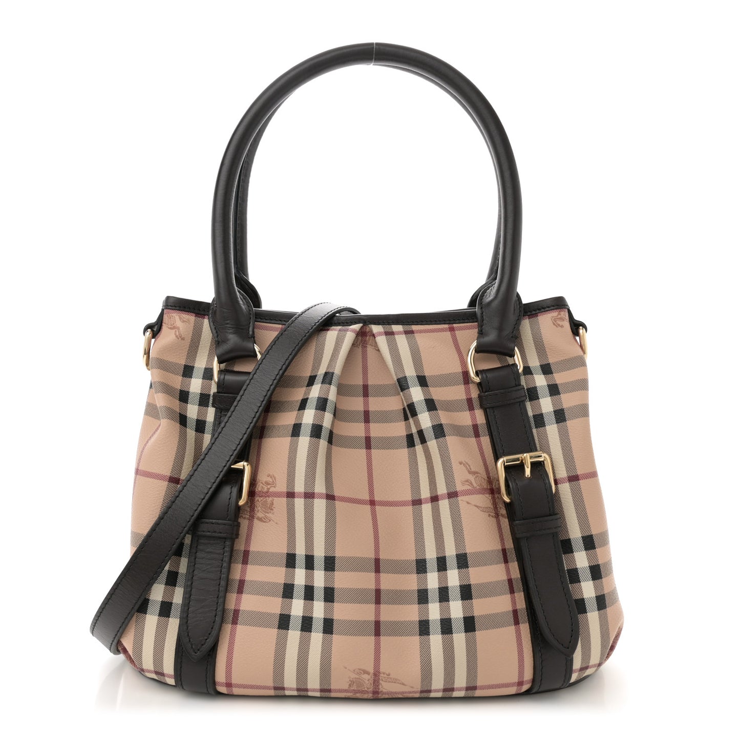Haymarket Check Small Northfield Tote Chocolate