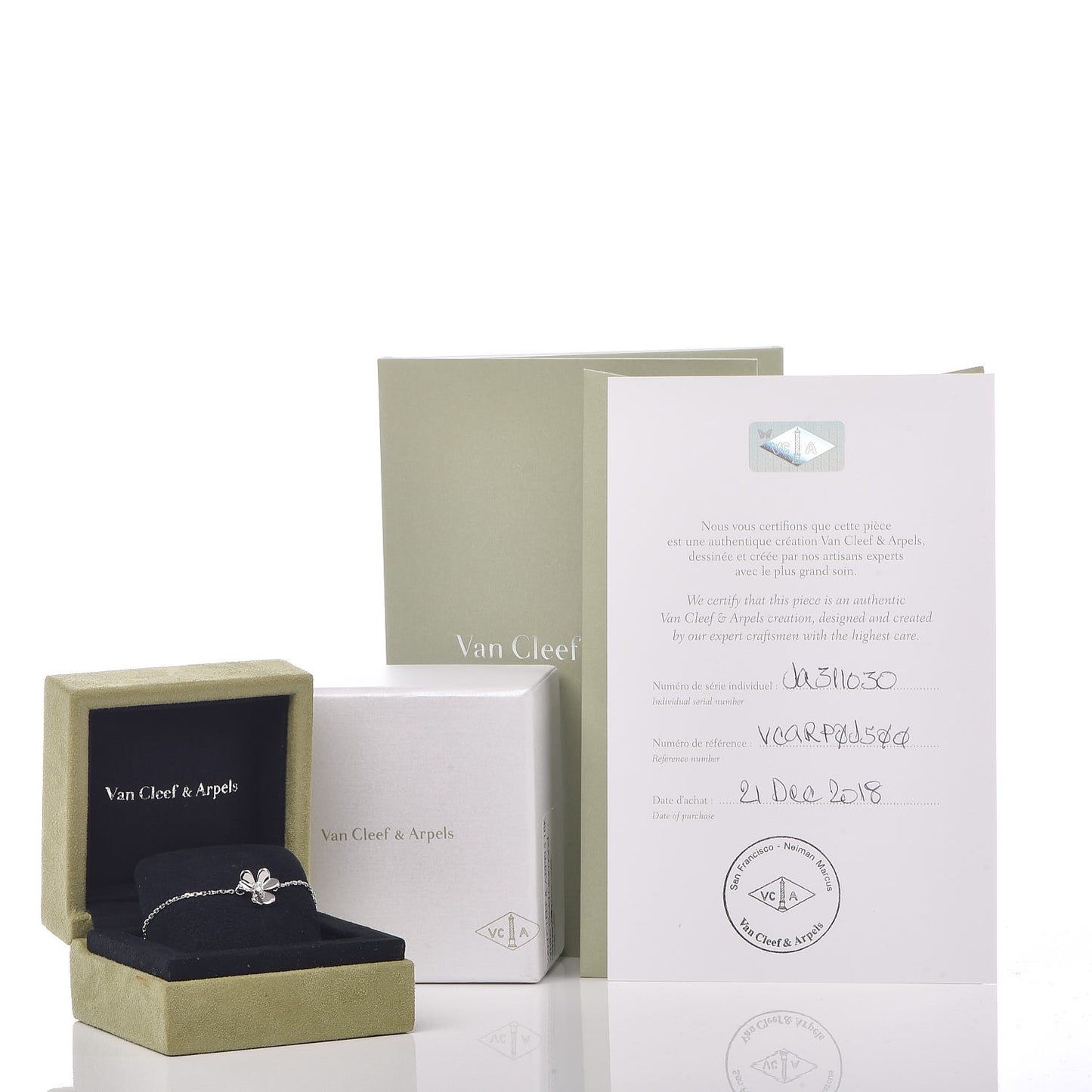 18K White Gold Diamond Mini Frivole Bracelet