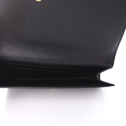 Saint Laurent Calfskin Monogram Large Belle De Jour Clutch Black 5 of 9