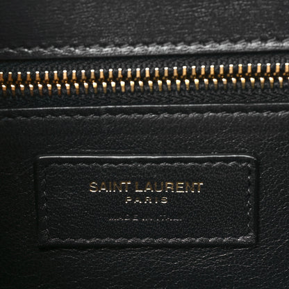 Saint Laurent Canvas Monogram All Over Satchel Bag Beige 6 of 8