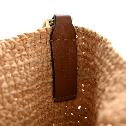 Loewe Raffia Mini Slit Tote Bag Natural Tan 7 of 11