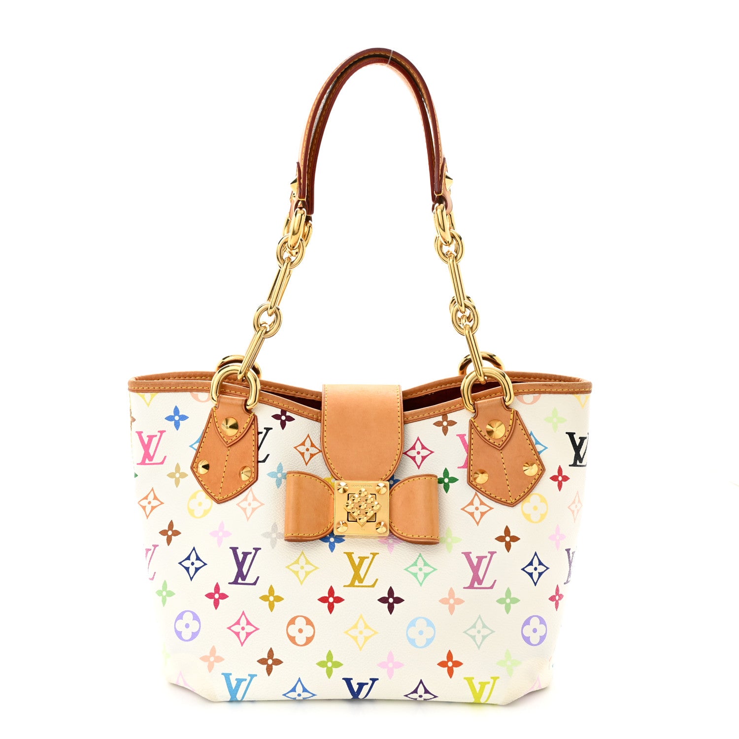Louis Vuitton Monogram Multicolor Annie MM White 1 of 14