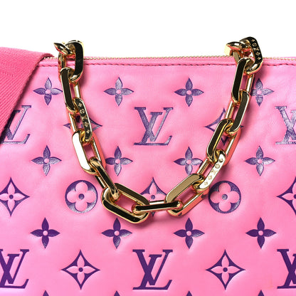 Louis Vuitton Lambskin Embossed Monogram Vuittamins Coussin PM Rose Violet 9 of 11