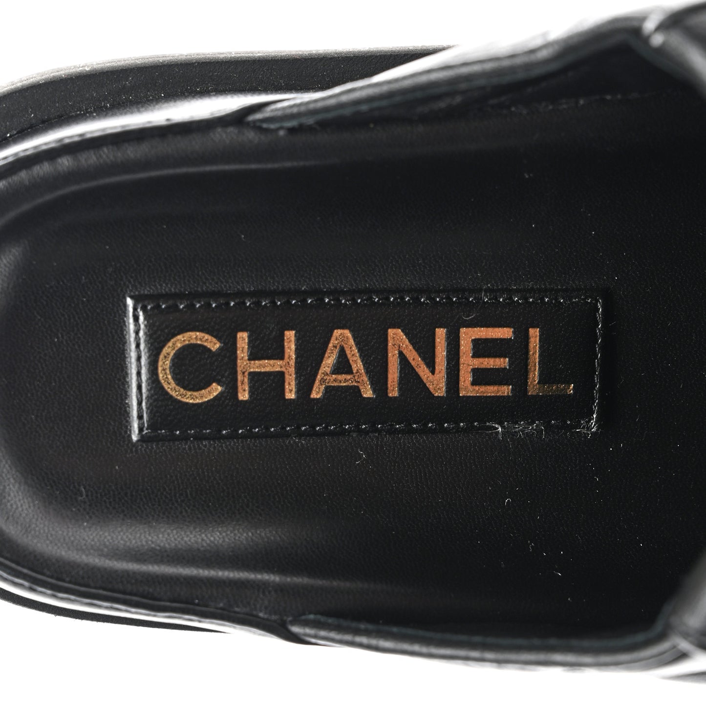Lambskin Quilted CC Turnlock Mules 36 Black