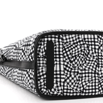 MCM Grained Calfskin Visetos Medium Liz Reversible Shopper Tote Black 14 of 16