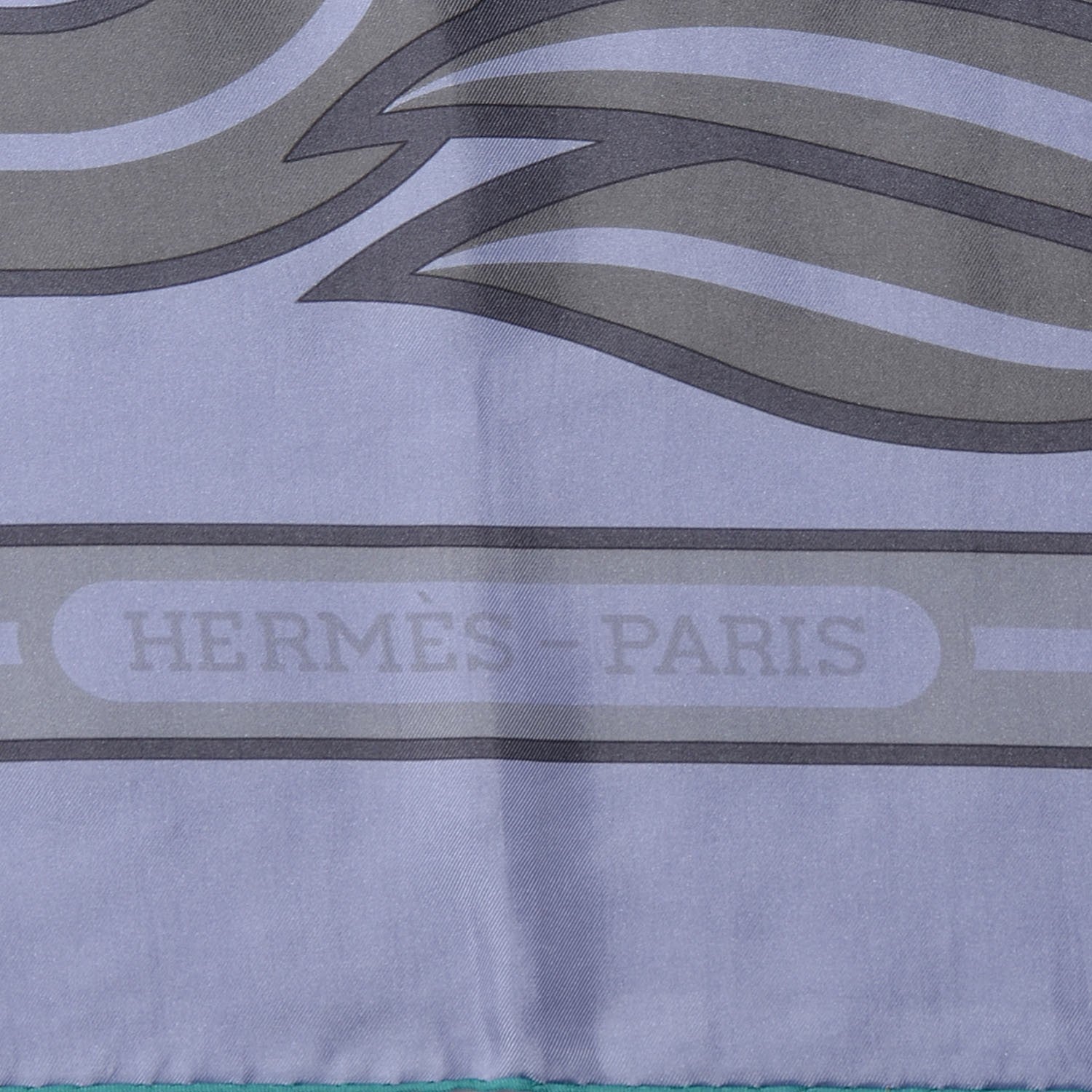 Hermes Silk Dip Dyed Quadrige Scarf 140 Lilac Gris Chartreuse 3 of 7