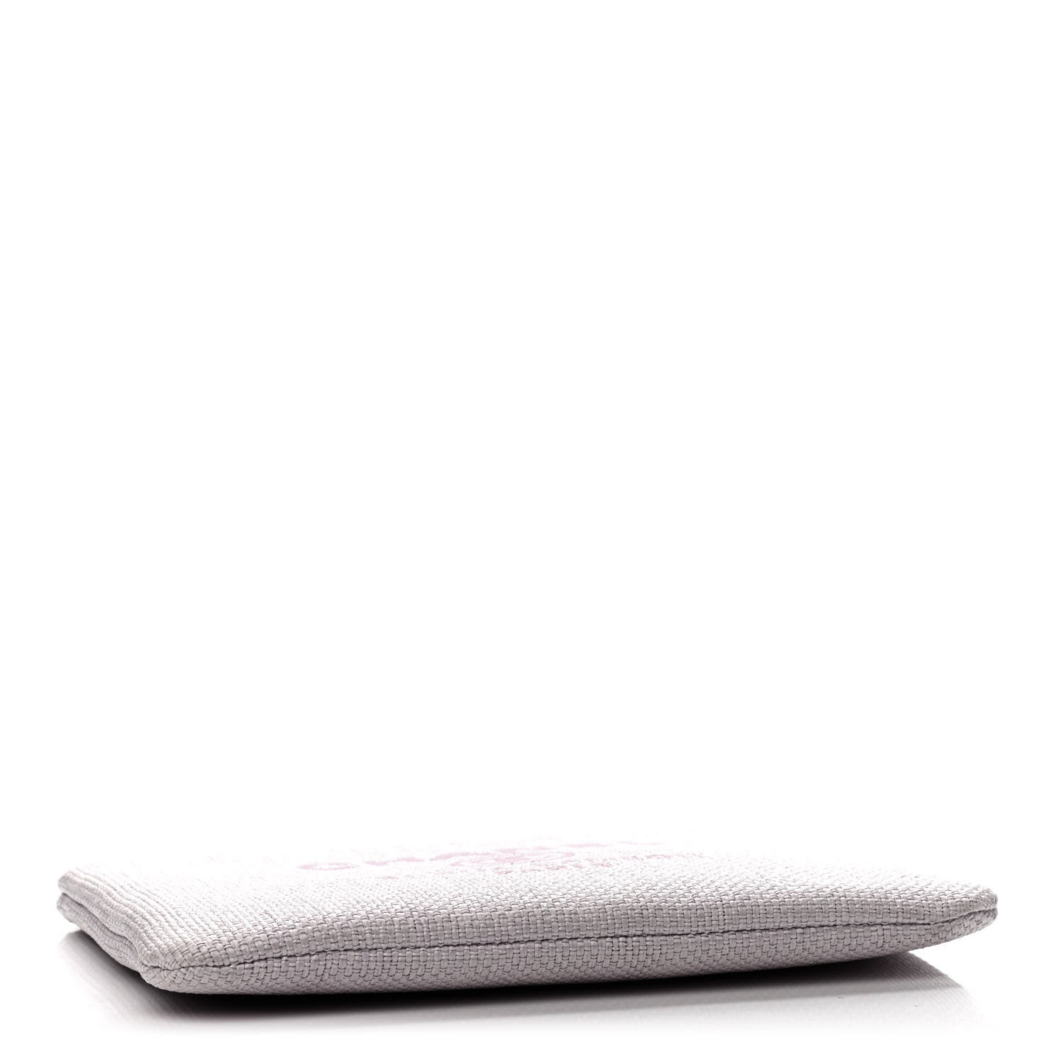 Chanel Canvas Deauville Cosmetic Pouch Pink 3 of 5