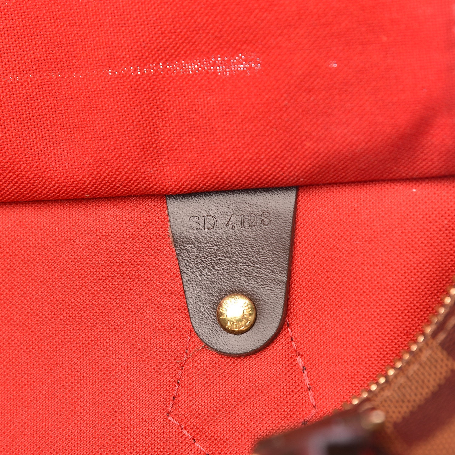 Louis Vuitton Damier Ebene Speedy Bandouliere 30 7 of 12