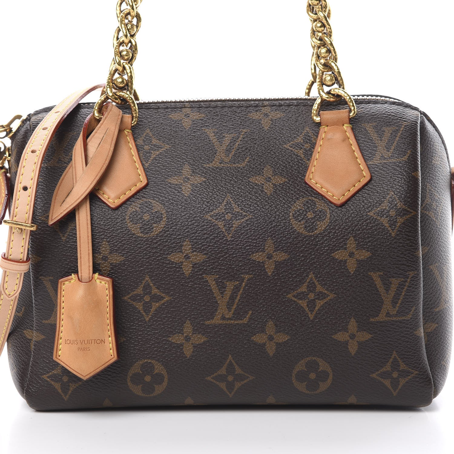 Louis Vuitton Monogram Chain Speedy 20 8 of 16