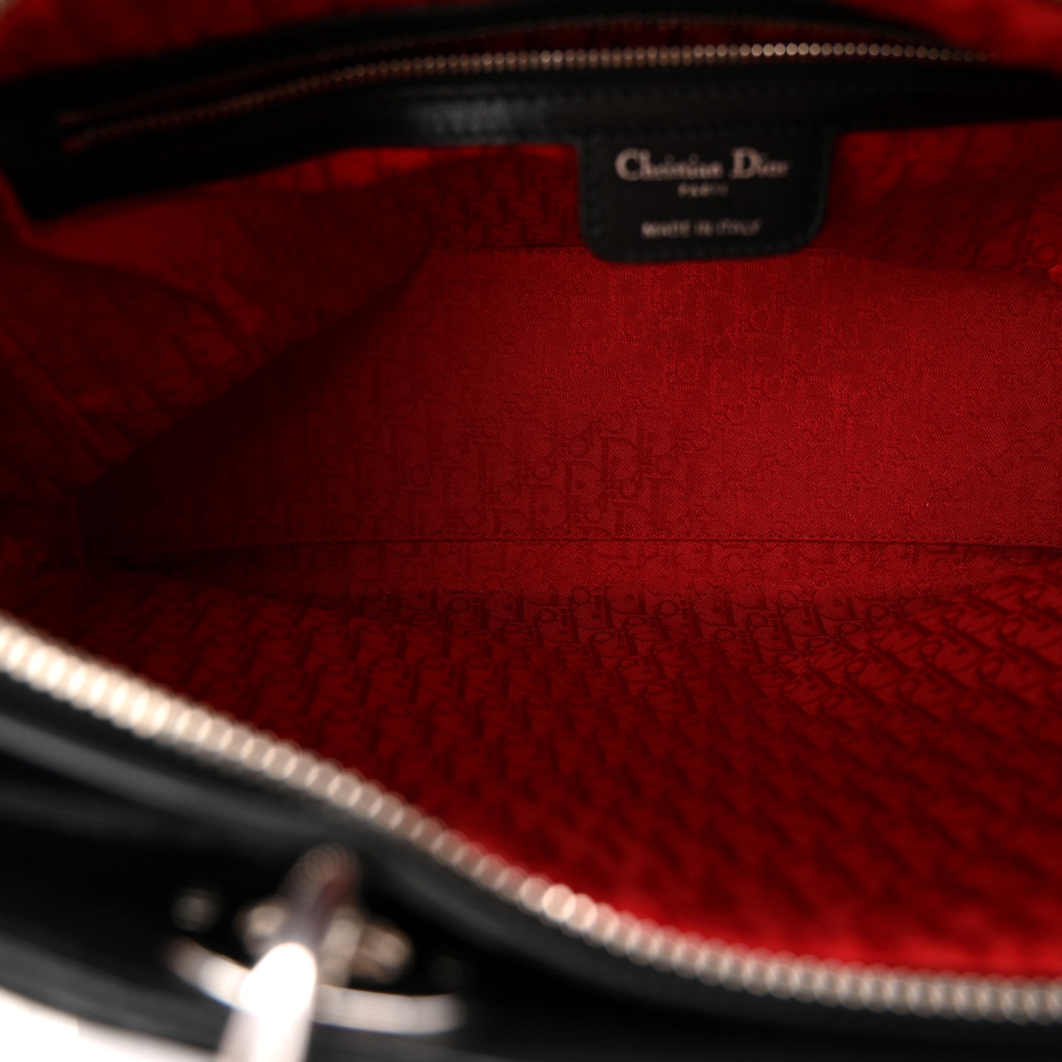 Christian Dior Lambskin Cannage Large Lady Dior Black 1866633