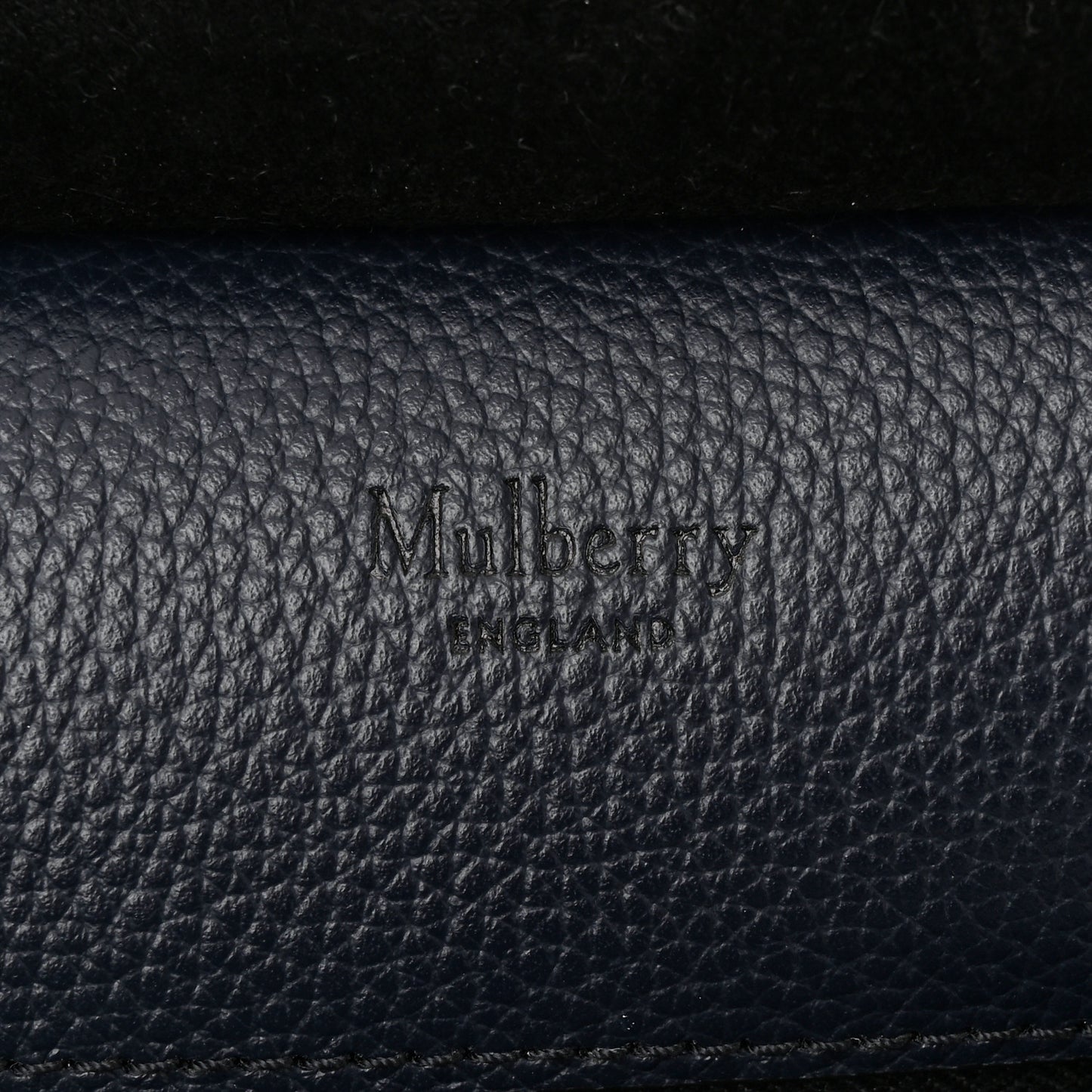 Natural Grain Calfskin Antony Messenger Crossbody Navy
