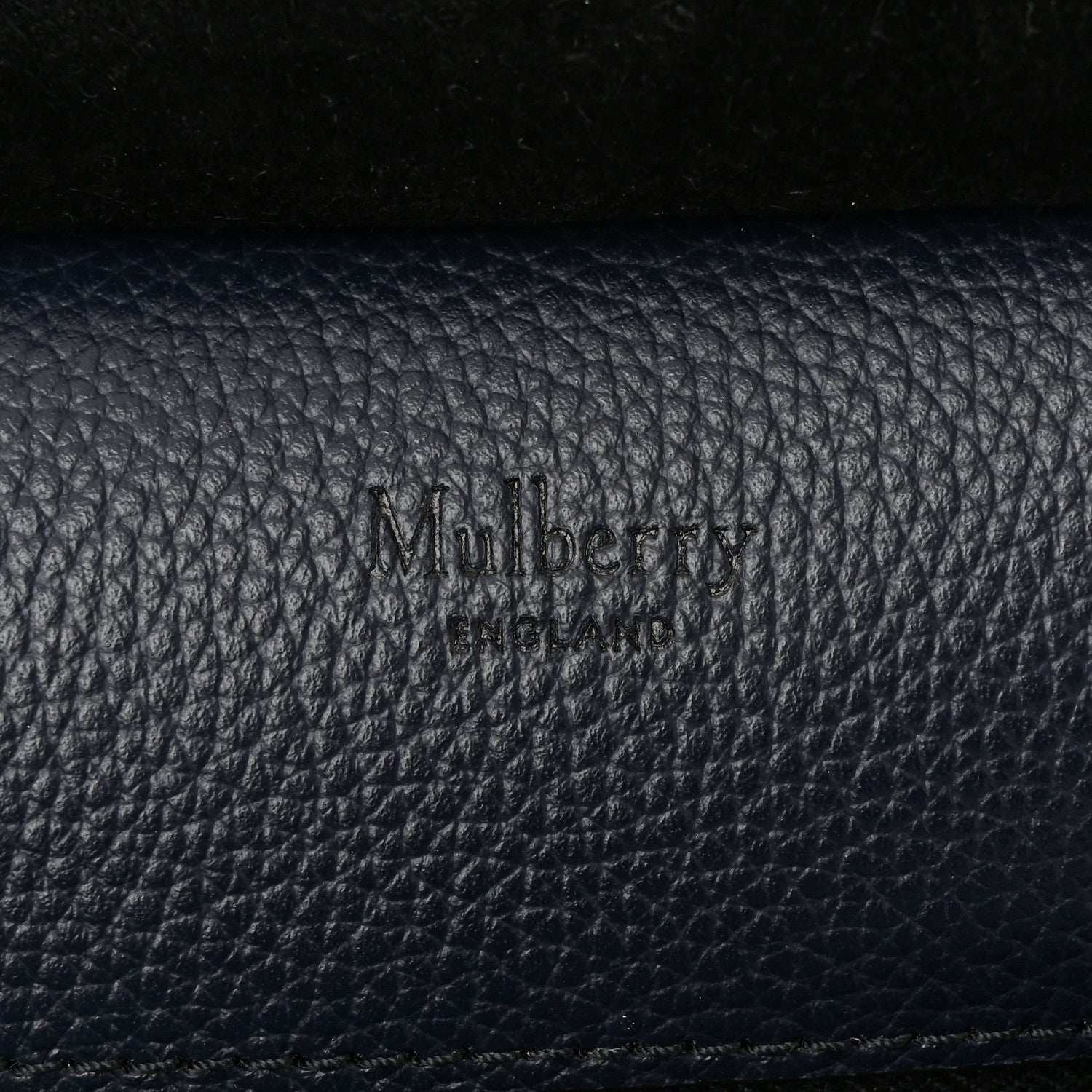 Mulberry Natural Grain Calfskin Antony Messenger Crossbody Navy 6 of 9