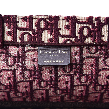 Christian Dior Oblique Large Book Tote Burgundy Multicolor 6 of 11