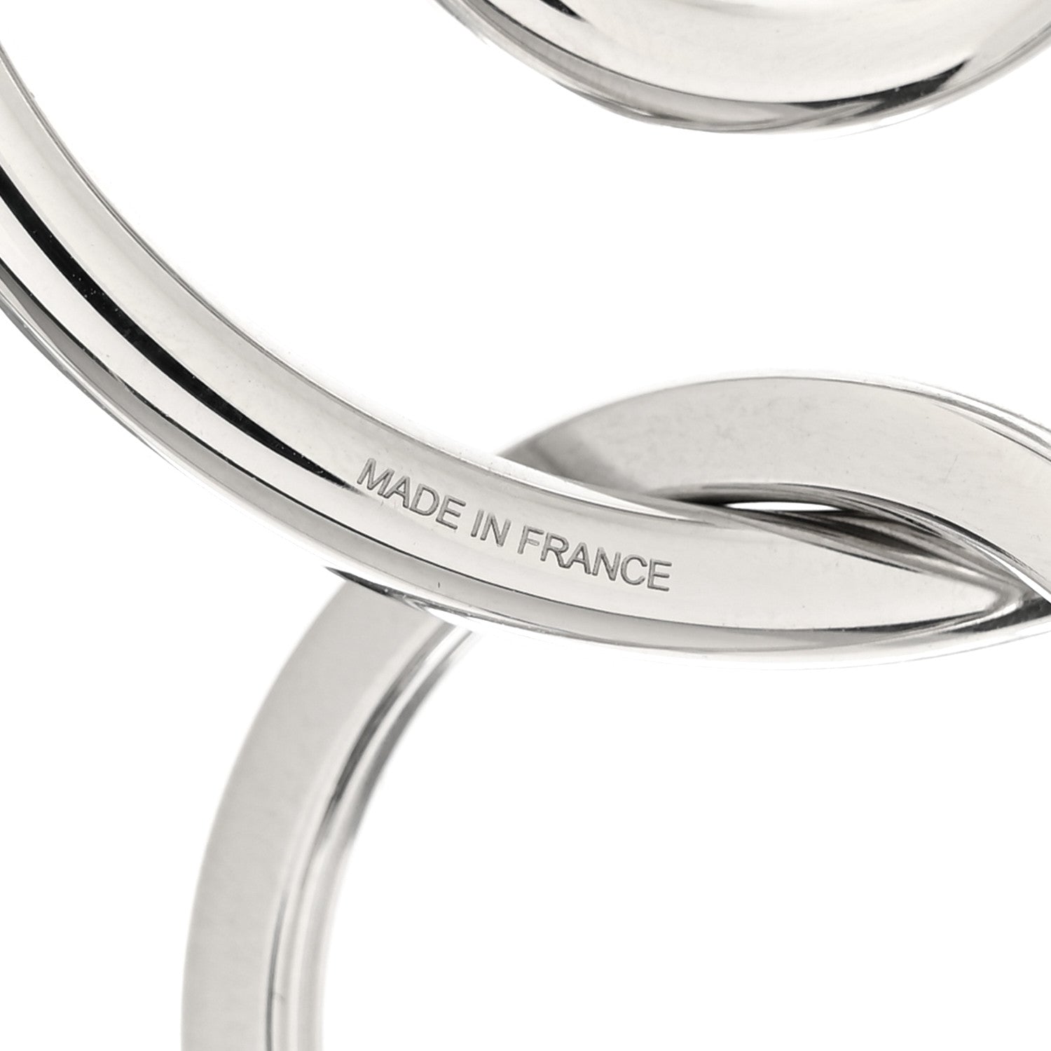 Hermes Stainless Steel Fer a Cheval Key Ring 4 of 4