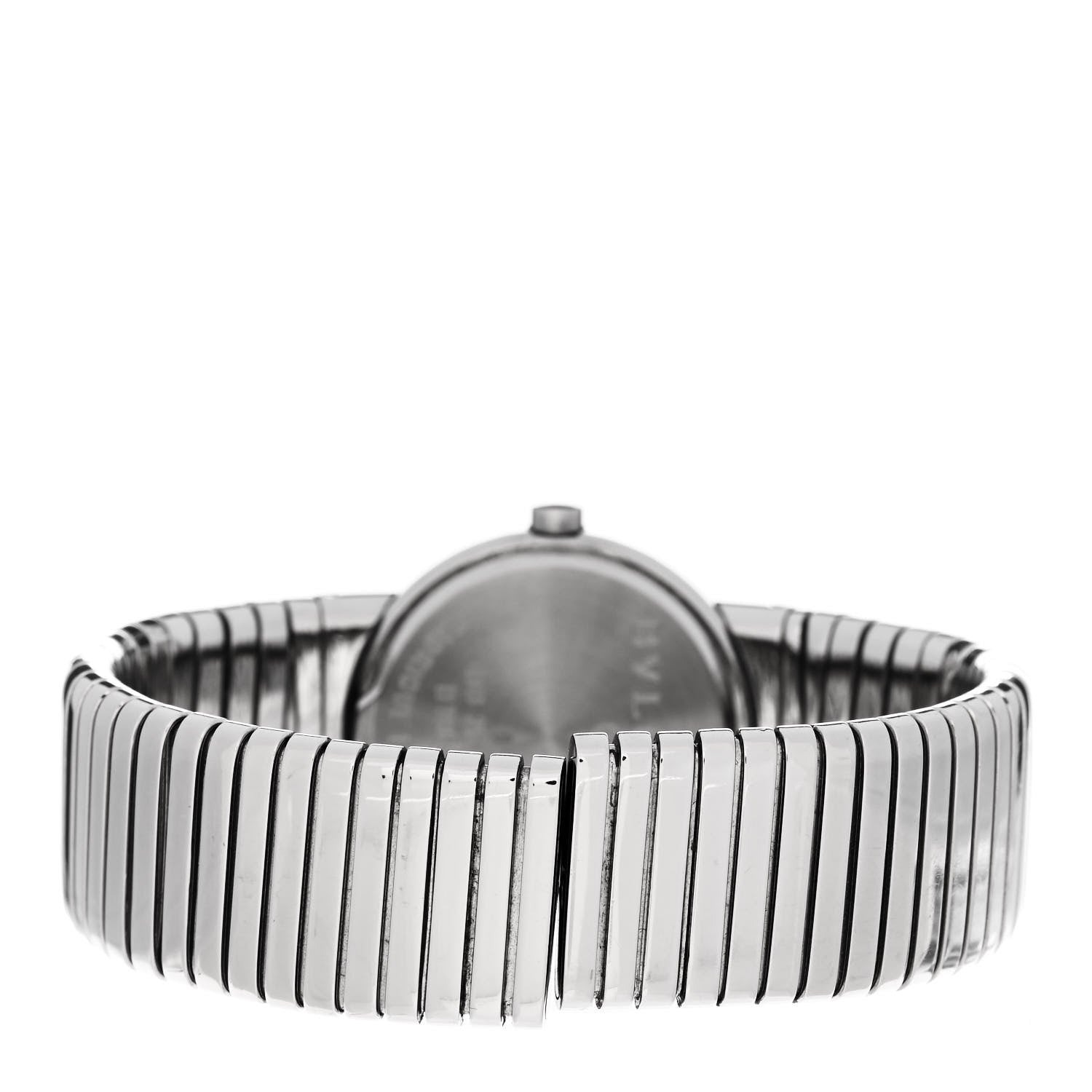 Bulgari Stainless Steel Diamond 26mm Tubogas Quartz Watch Black 3 of 4