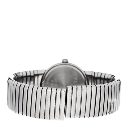 Bulgari Stainless Steel Diamond 26mm Tubogas Quartz Watch Black 3 of 4