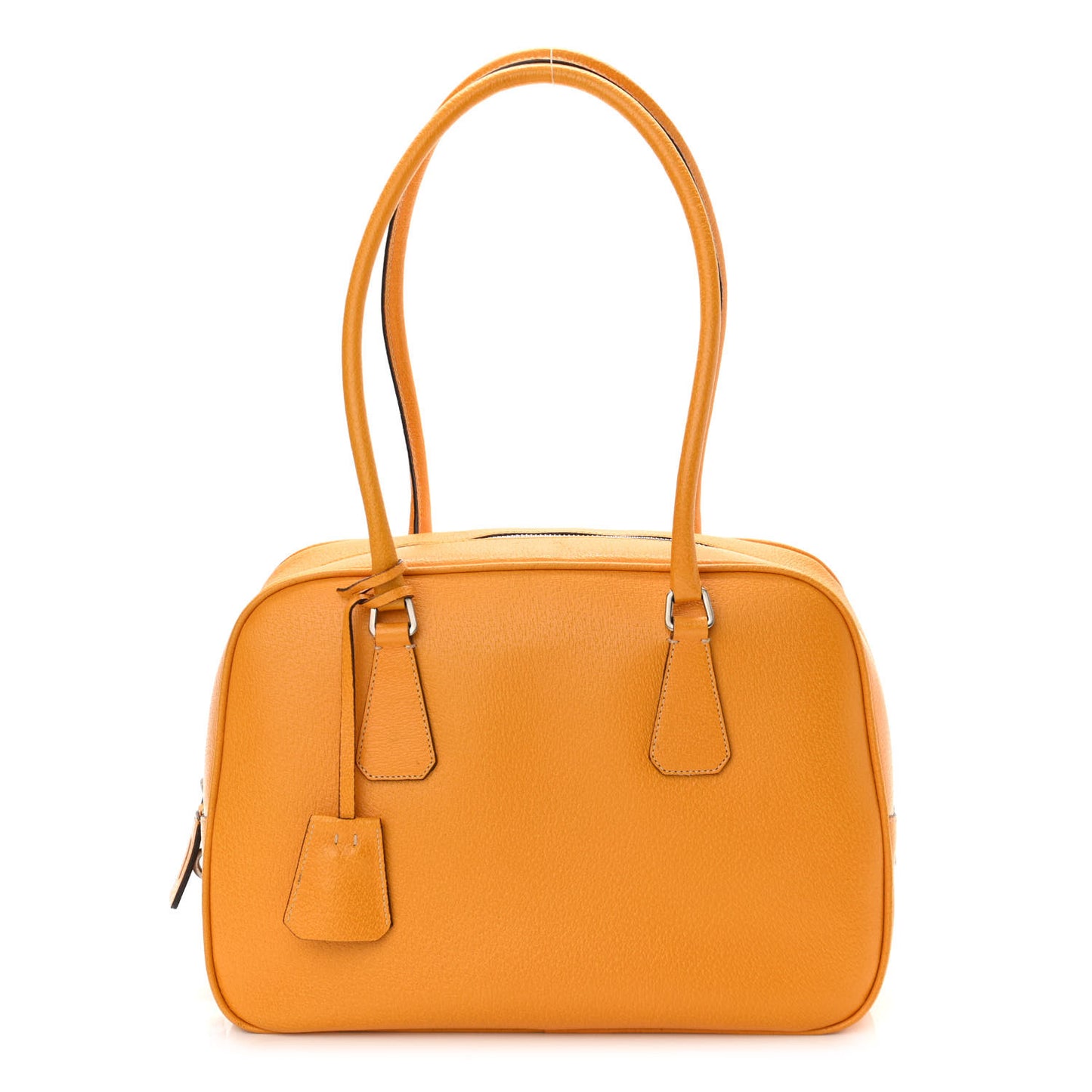 Goatskin Bowling Bag Orange