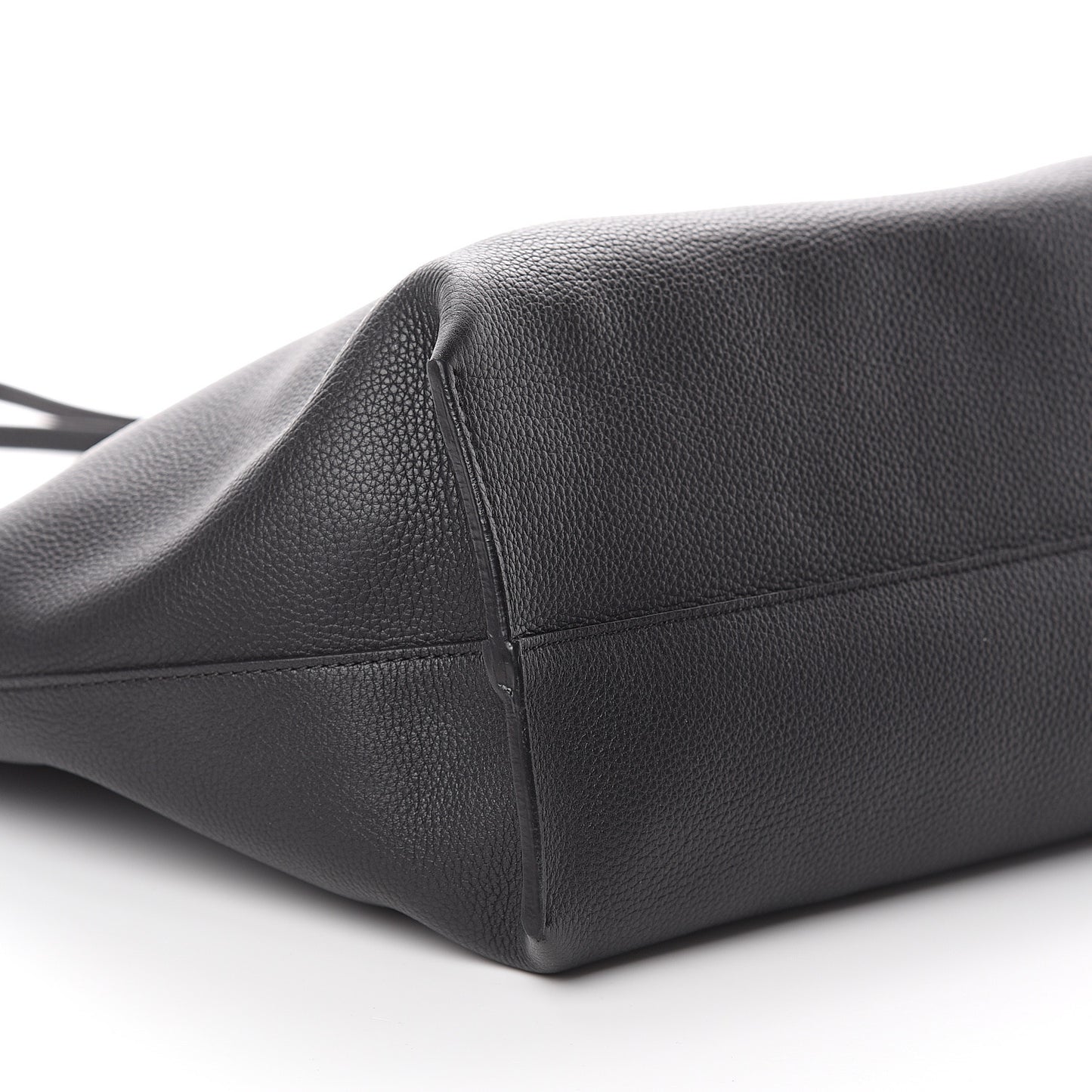 Grained Calfskin Palazzo Medusa Tote Black