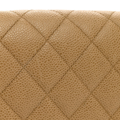 Chanel Caviar Quilted Medium Single Flap Beige 13 of 13