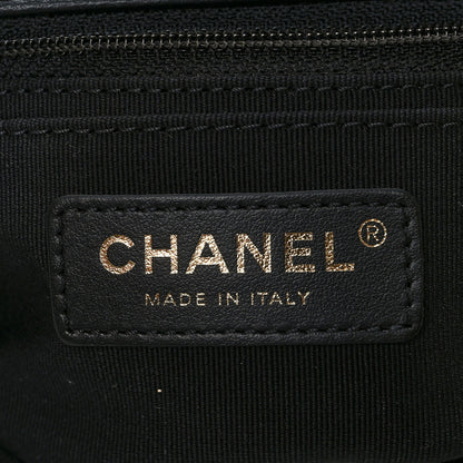 Chanel Tweed Diamond Threaded Mini Rectangular Pearl Crush Flap Black Multicolor 6 of 10