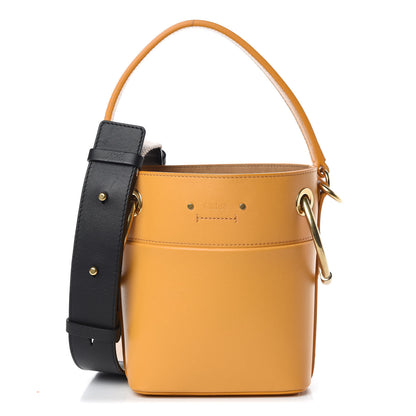 Chloe Smooth Calfskin Small Roy Bucket Bag Burning Camel 1 of 7