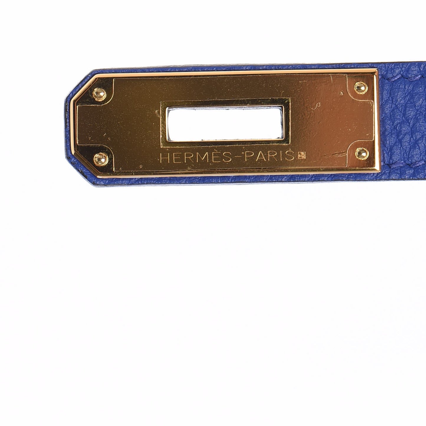 Togo Birkin 35 Bleu Electrique