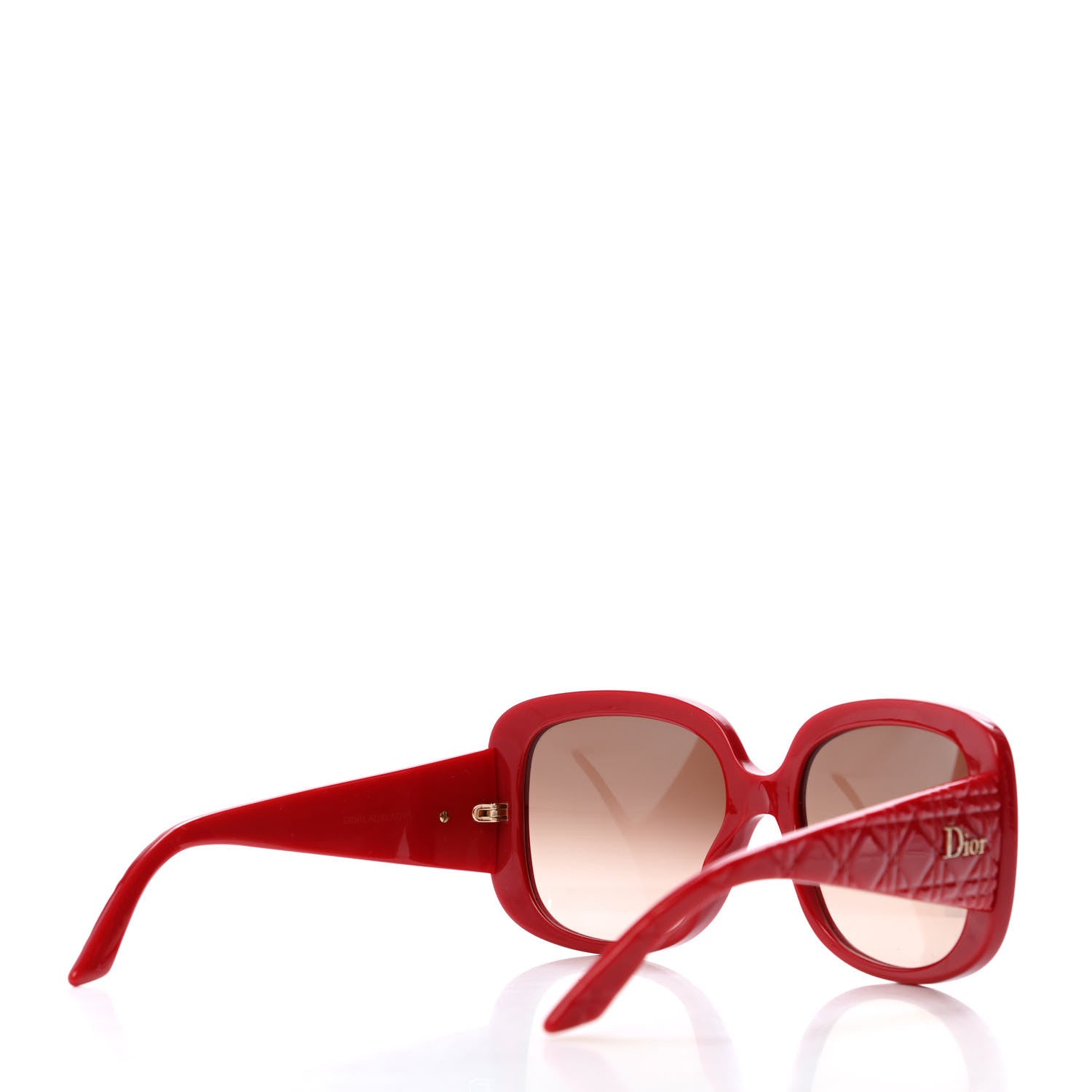 Christian Dior Resin Cannage Dior Lady 1 Sunglasses Red 4 of 4