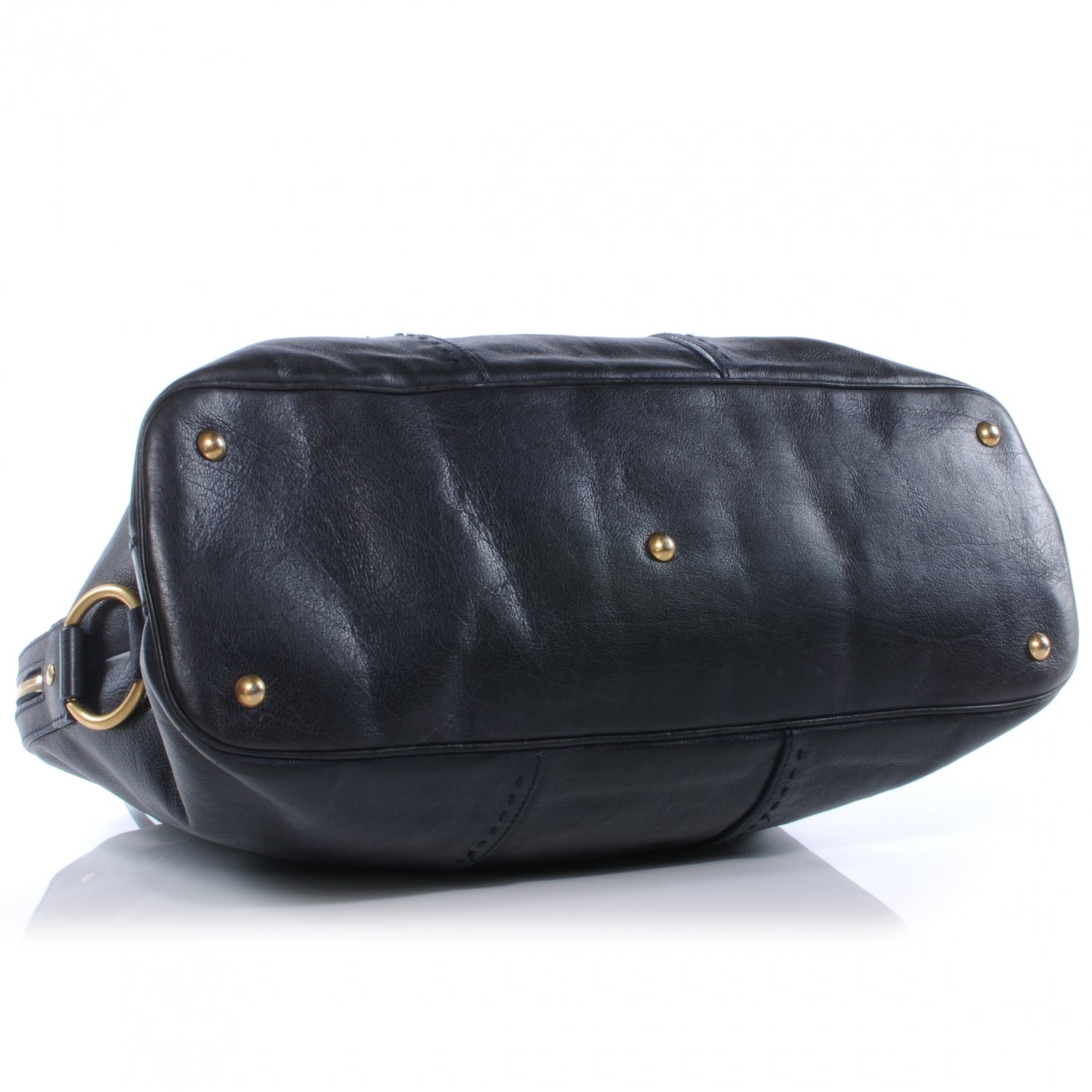 Saint Laurent Leather Oversized Muse Navy 5 of 8