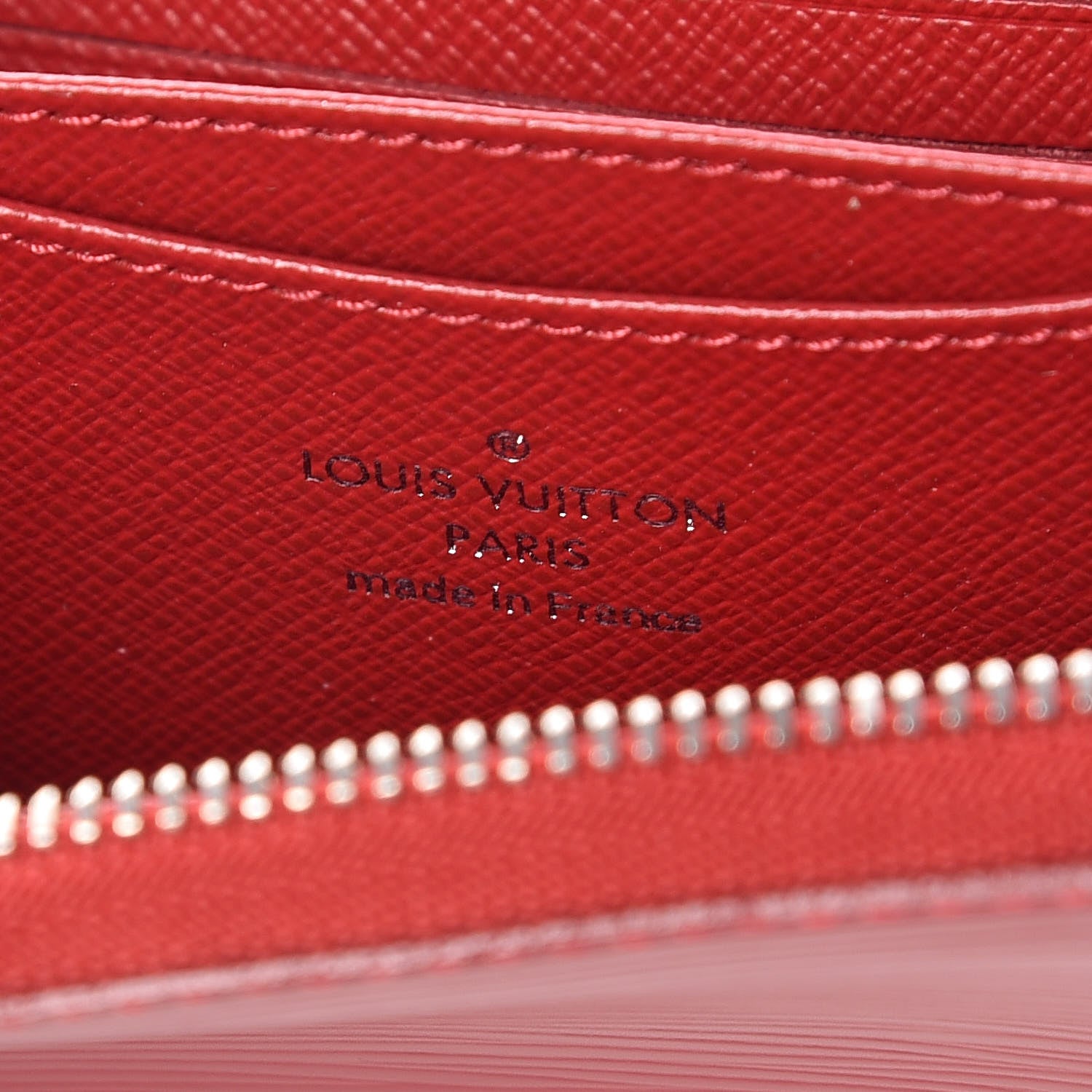 Louis Vuitton Epi Zippy Coin Purse Rubis 6 of 10