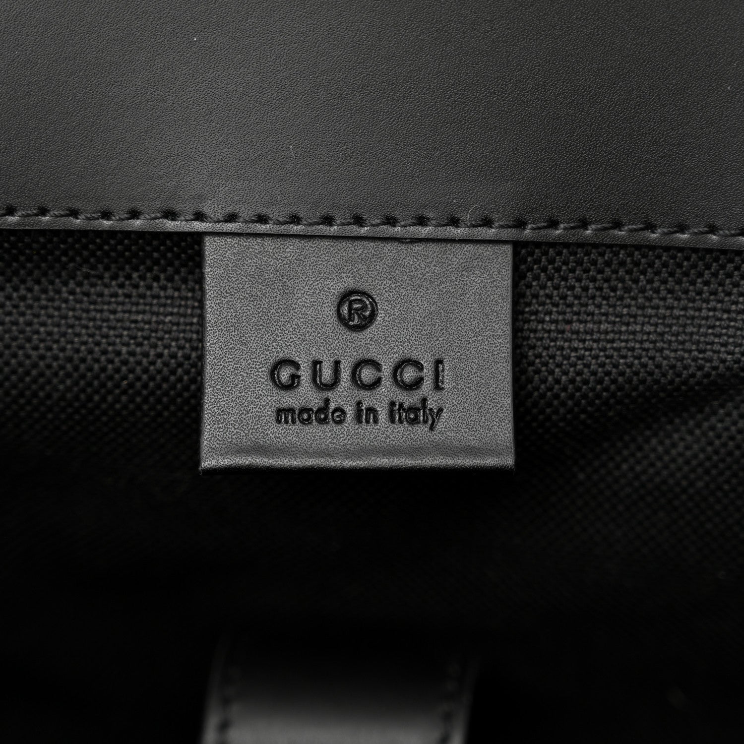 Gucci Soft GG Supreme Monogram Calfskin Web Double Buckle Backpack Black 6 of 10