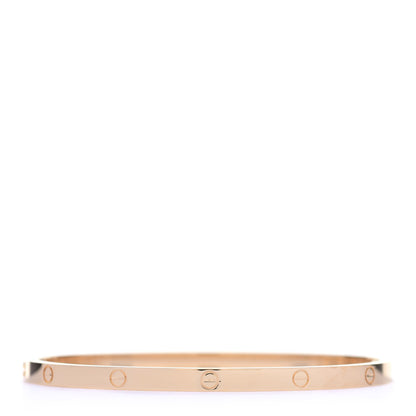 Cartier 18K Yellow Gold Small LOVE Bracelet 17 3 of 5
