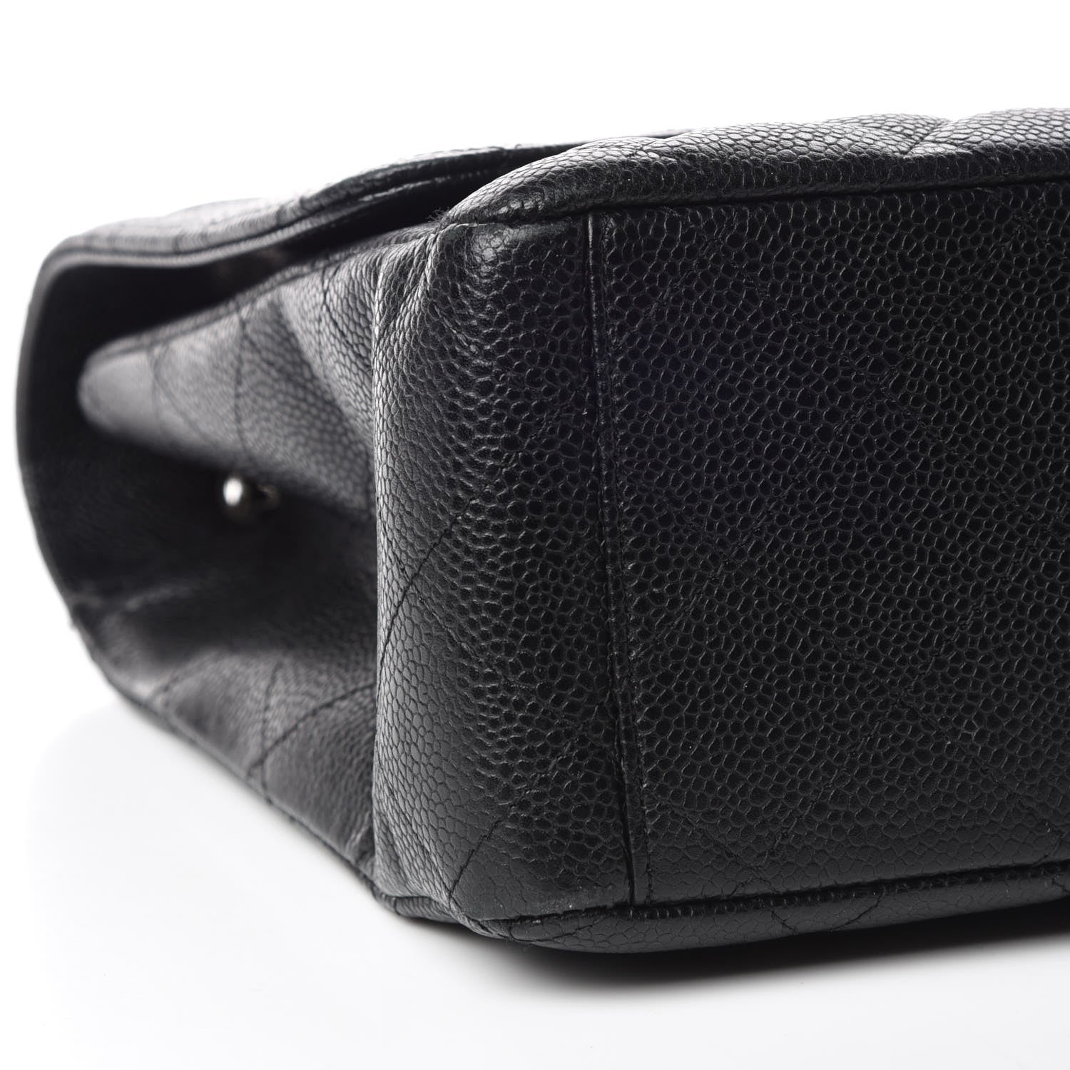 Chanel Caviar Quilted Maxi Single Flap Black 8 of 13