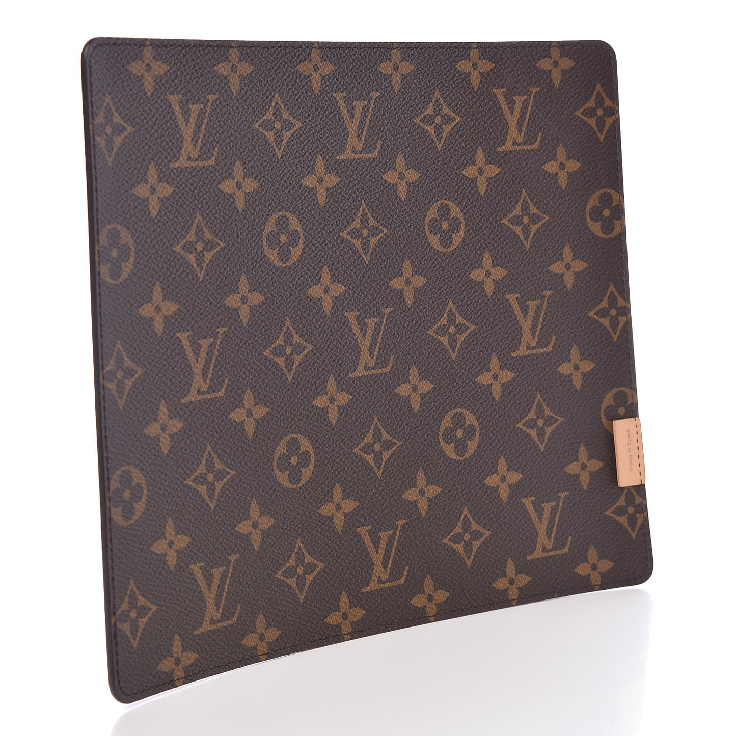 Calfskin Monogram Mouse Pad Red