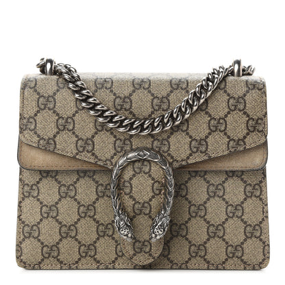 Gucci GG Supreme Monogram Mini Dionysus Shoulder Bag Taupe 1 of 9