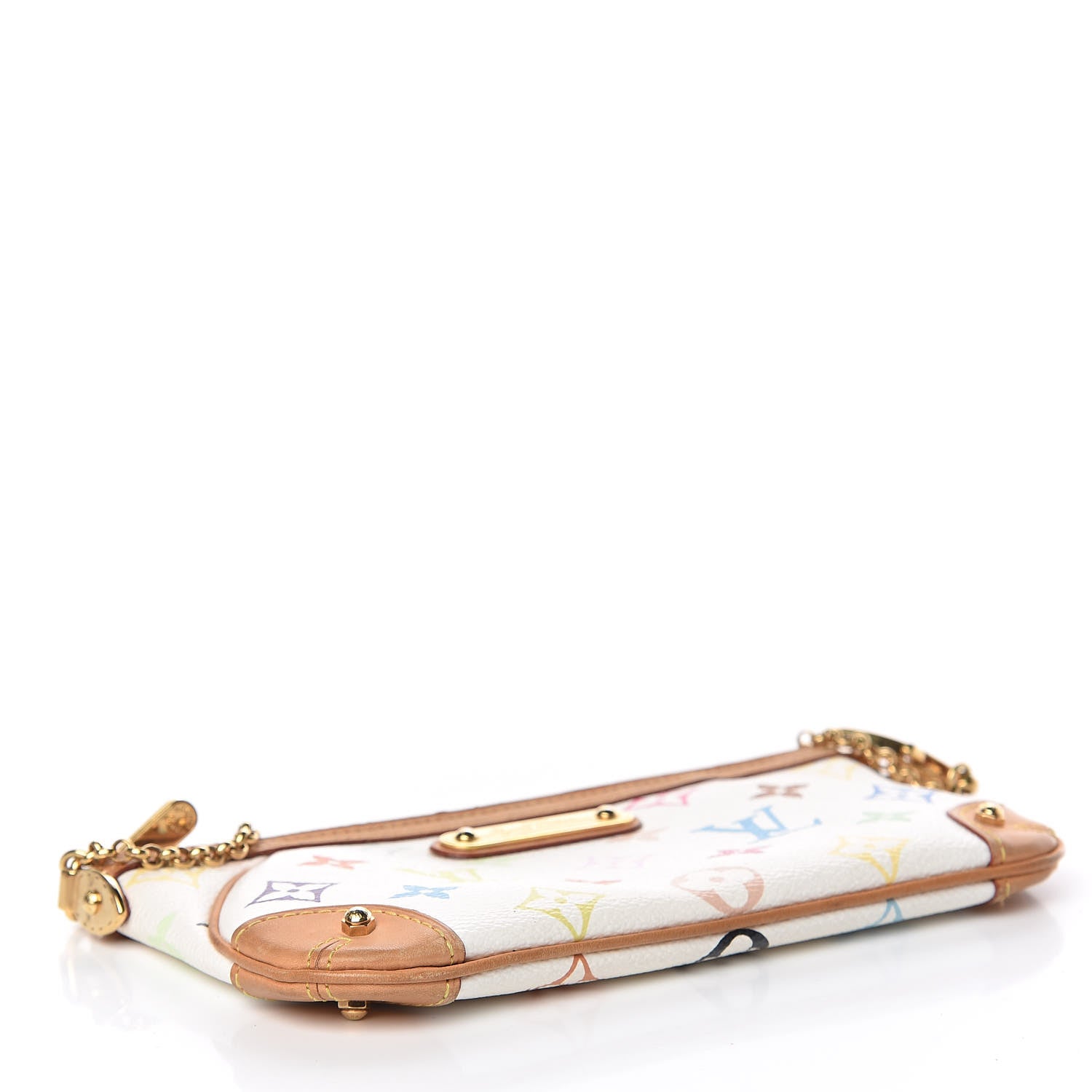 Louis Vuitton Monogram Multicolor Pochette Milla MM White 4 of 11