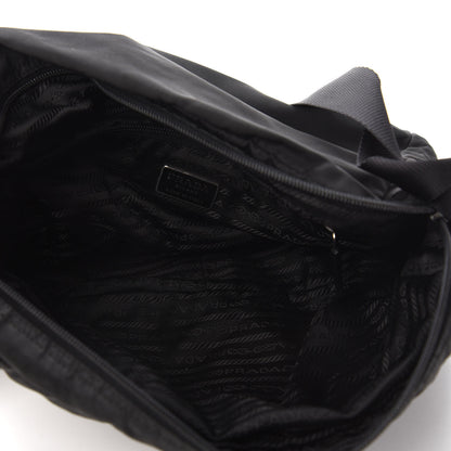 Prada Nylon Vela Messenger Bag Black 5 of 10